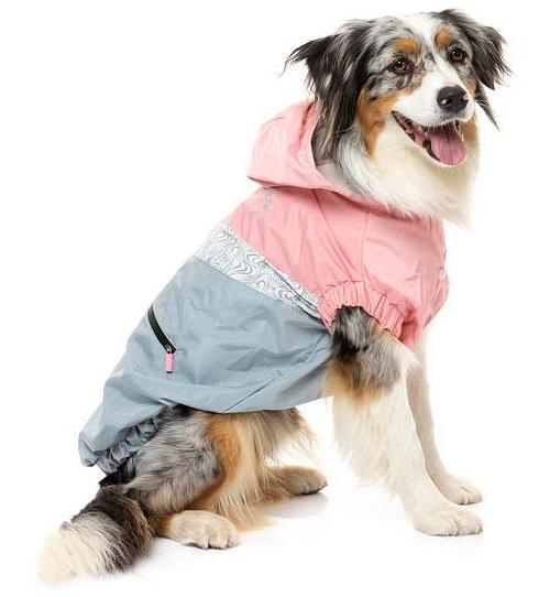 Fuzzyard The Seattle Raincoat Pink And Grey