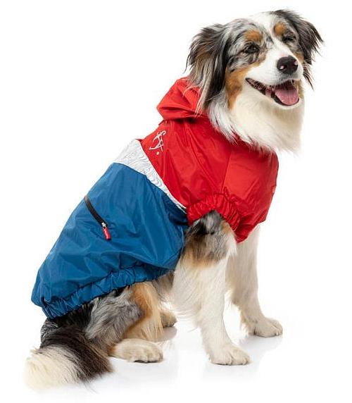 Fuzzyard The Seattle Raincoat Red And Blue