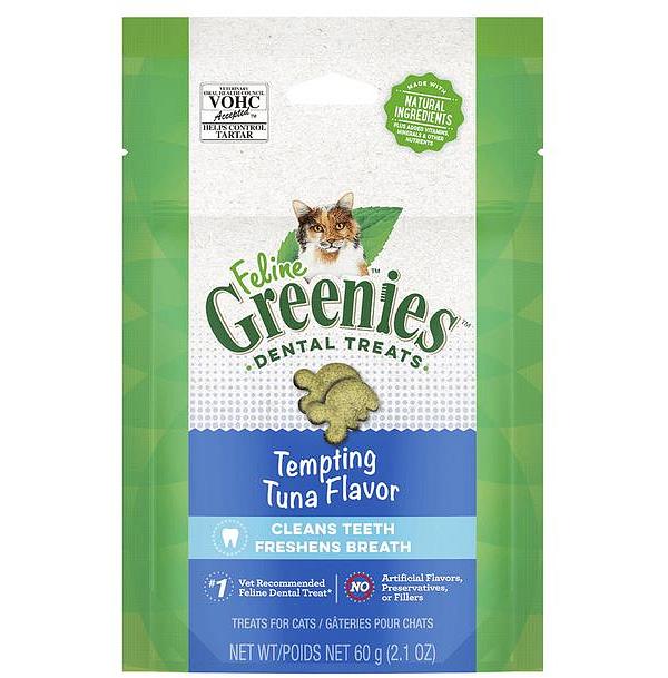 Greenies Cat Treats Dental Tempting Tuna Flavour 130g