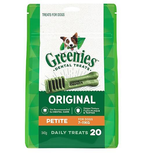 Greenies Original Petite Dog Dental Treats 10 Chews