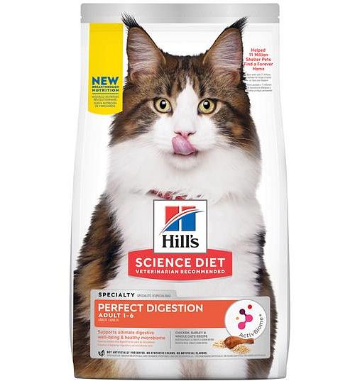 Hills Science Diet Adult Perfect Digestion Dry Cat Food 5.9kg