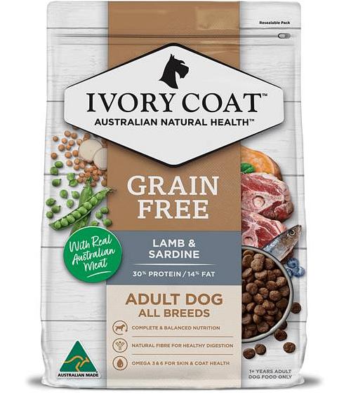Ivory Coat Dry Dog Food Lamb Sardine 26kg