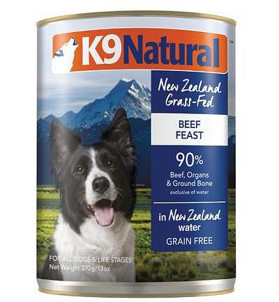 K9 Natural Beef Feast Canned 12 X 370g