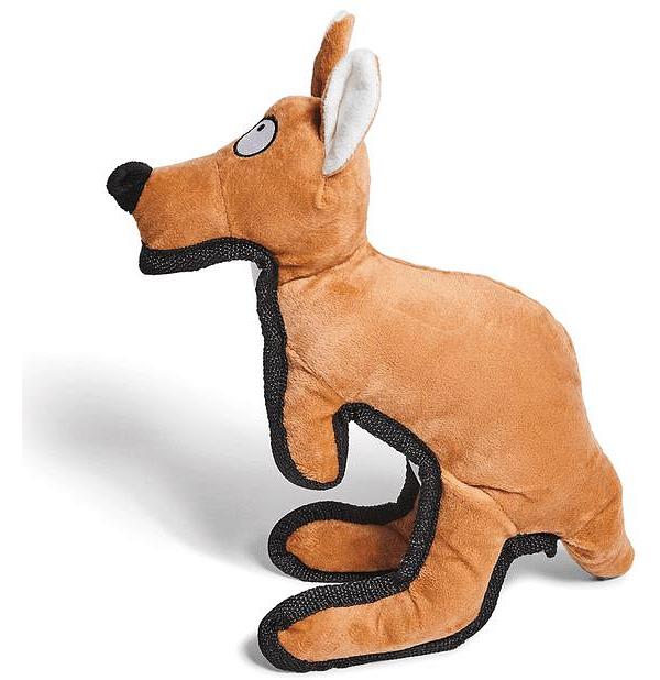 Kazoo Furries Tough Kangaroo Dog Toy Each