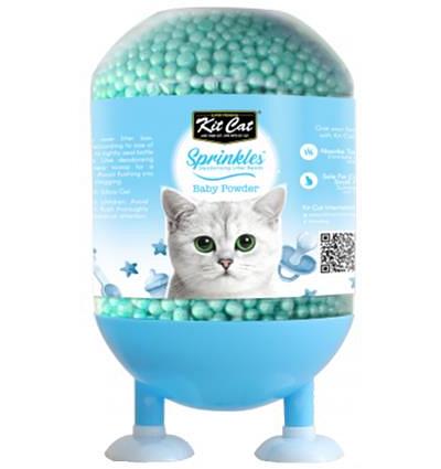 Kit Cat Deodorising Litter Sprinkles Baby Powder 240g