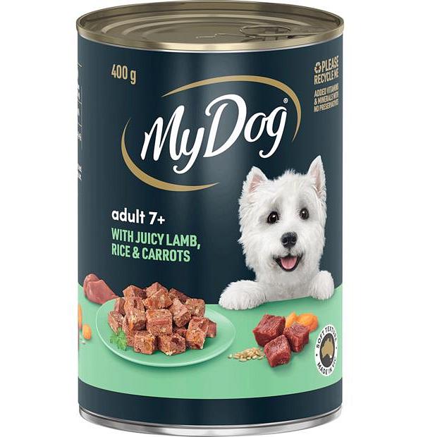 My Dog Wet Dog Food Senior Lamb With Rice And Carrots 24 X 400g