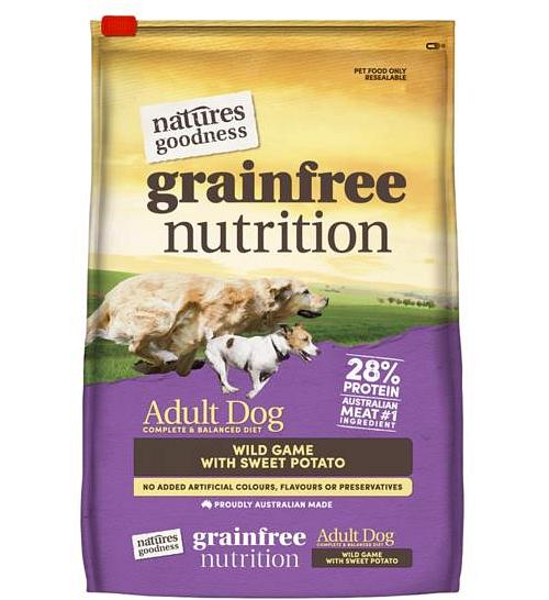 Natures Goodness Dry Dog Food Adult Wild Game 6kg