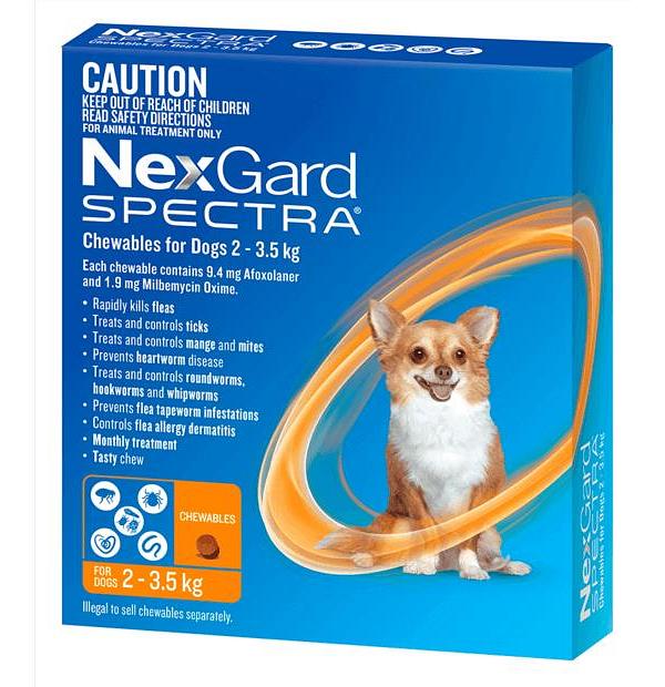Nexgard Spectra Very Small Dog 6 Pack