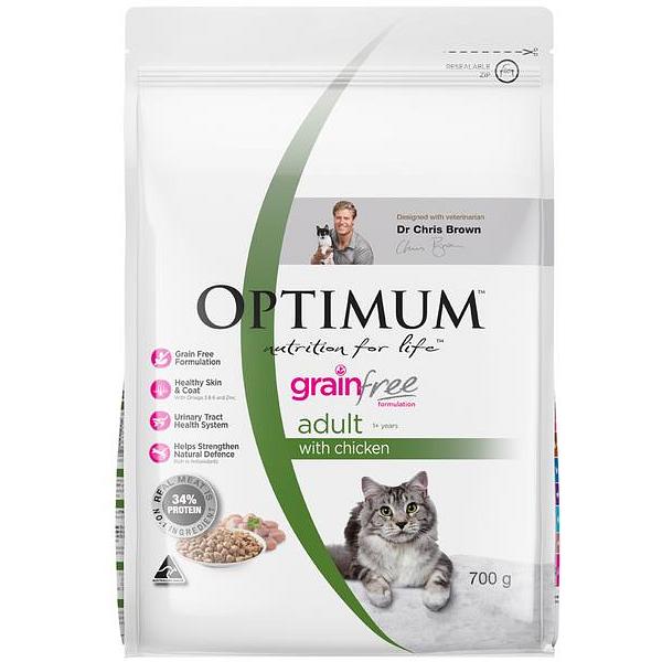 Optimum Grain Free Dry Cat Food With Chicken 3.6kg