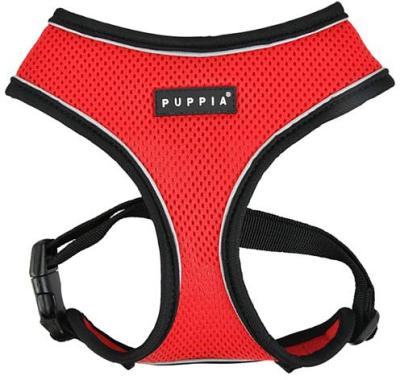 Puppia Soft Harness Pro Red X