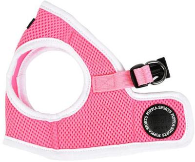 Puppia Soft Vest Harness Pink And White X