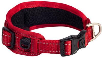 Rogz Collar Padded Red X