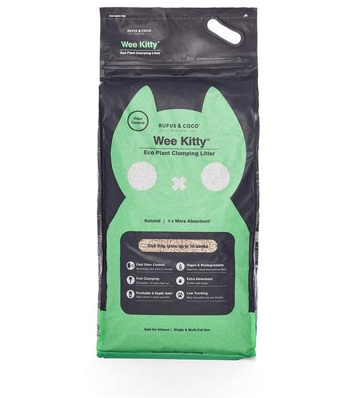 Rufus And Coco Wee Kitty Eco Plant Litter 16kg