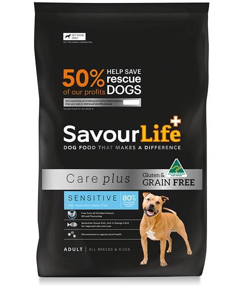 Savourlife Grain Free Adult Sensitive With Australian Ocean Fish Poultry Free Dry Dog Food 2.5kg