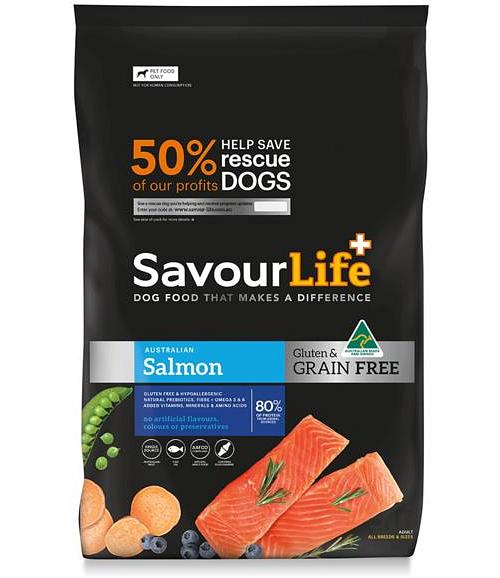 Savourlife Grain Free Dog Food Salmon 10kg