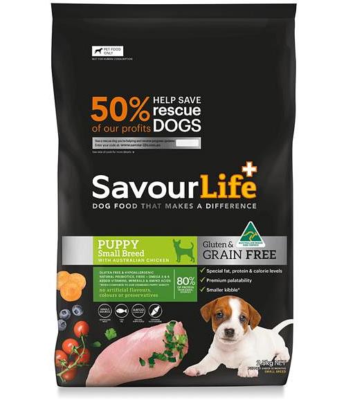 Savourlife Grain Free Small Breed Puppy Dog Food 2.5kg