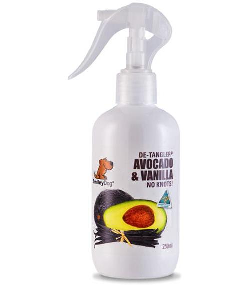 Smiley Dog Natural Avocado And Vanilla De Tangler Spray 250ml