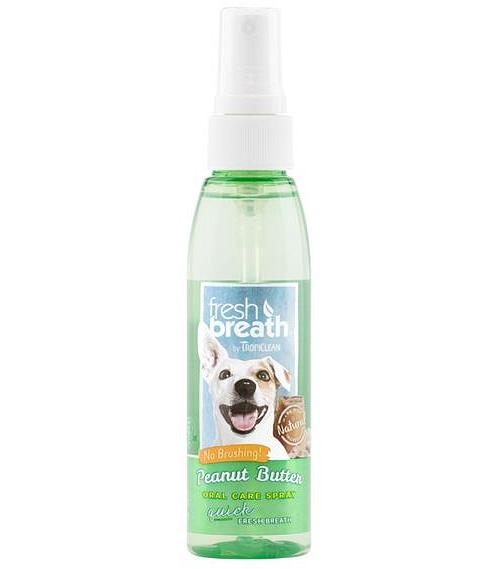 Tropiclean Fresh Breath Peanut Butter Oral Spray 118ml