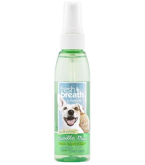 Tropiclean Fresh Breath Vanilla Mint Oral Spray 118ml