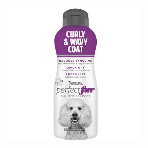 Tropiclean Perfect Fur Dog Shampoo Curly And Wavy Coat 473ml