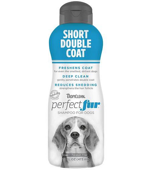 Tropiclean Perfect Fur Dog Shampoo Short Double Coat 473ml