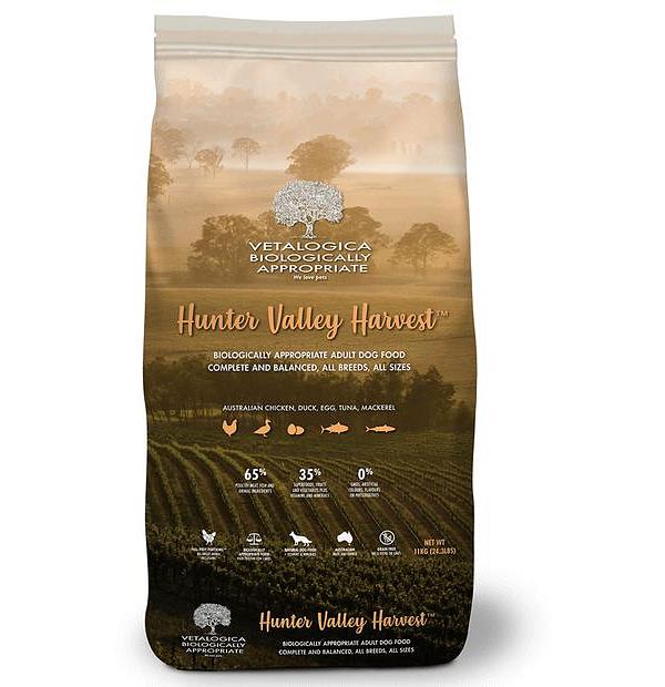 Vetalogica Biologically Appropriate Adult Hunter Valley Havest Dry Dog Food 11kg