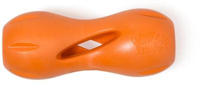 West Paw Qwizl Treat Dispensing Dog Toy Orange