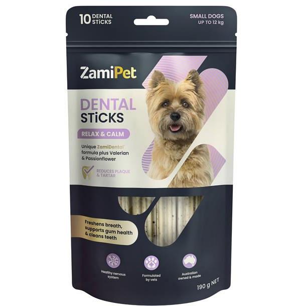 Zamipet Dog Dental Sticks Relax And Calm 10 Pieces 190g 10 Chews