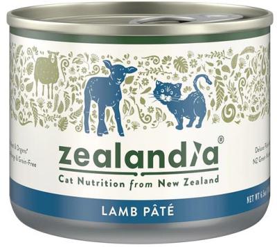 Zealandia Grain Free Lamb Pate Wet Cat Food 24 X 185g