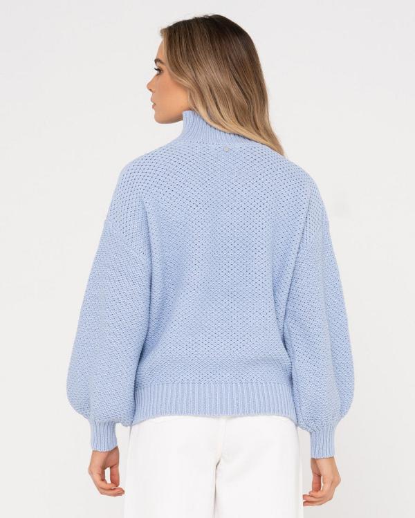 Marlow Chunky Knit - Blue Bell Rusty Australia, XL / Blue Bell