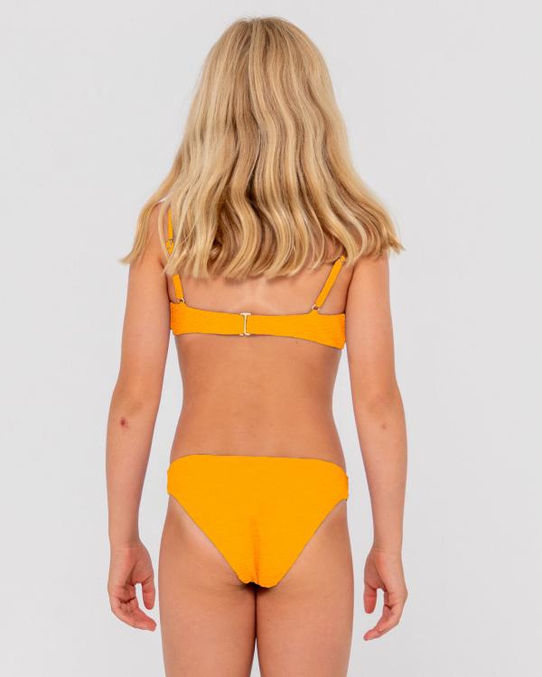 Sandalwood Bikini Set Girls - Bright Tangerine Rusty Australia, 10 / Bright Tangerine