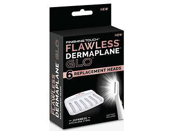 Finishing Touch Flawless Dermaplane Glow Replacement Heads 6pk