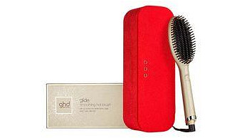 ghd® glide™ hair straightening brush in champagne gold