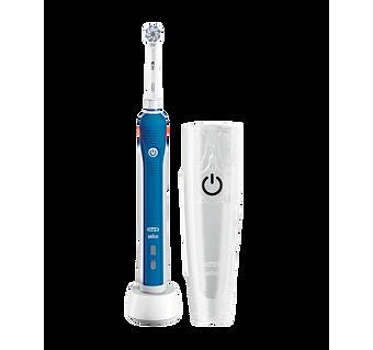 Oral-B Pro 1500 Gentle Clean Electric Toothbrush - Blue with Travel Case