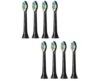 Philips Sonicare W2 Optimal White Standard Brush Heads 8pk - Black