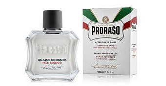 Proraso Sensitive Aftershave Balm with Green Tea & Oatmeal - 100ml