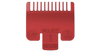 Wahl #1 (3mm) Clipper Guide Comb - Red