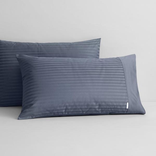 Sheridan 1200TC Millennia Pillowcase Pair in Ink/Dark Blue Size: Standard Material: Cotton @Sheridan Rewards