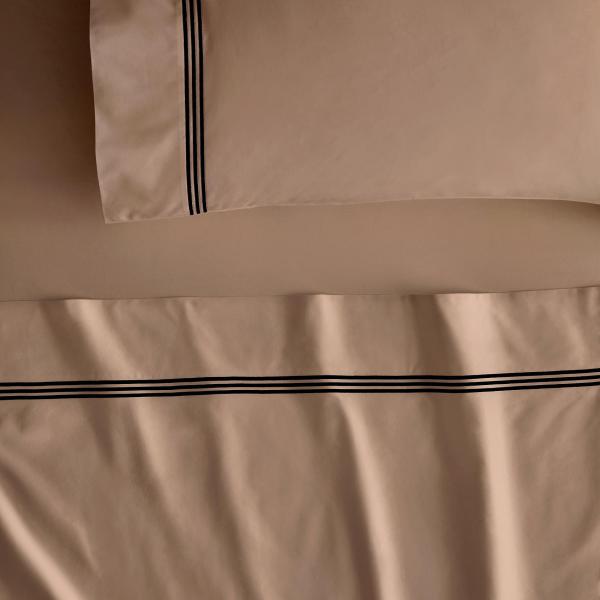 Sheridan 1200TC Palais Lux Flat Sheet in Mocha Size: King Material: Cotton @Sheridan Rewards