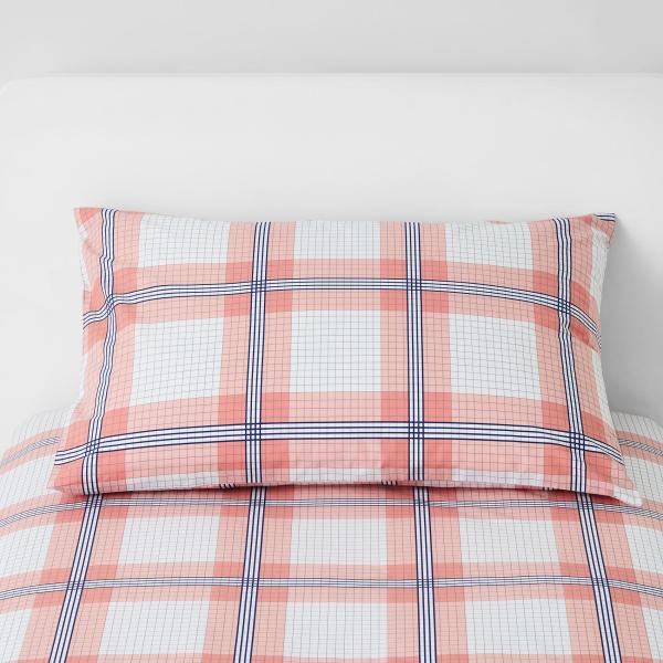 Sheridan Criss Cross Sheet Set in Chilli Size: Double Material: Cotton @Sheridan Rewards