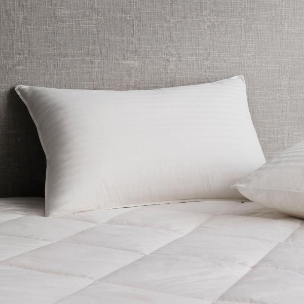 Sheridan Deluxe Feather & Down Latex Pillow in White Size: std medium Material: Cotton @Sheridan Rewards