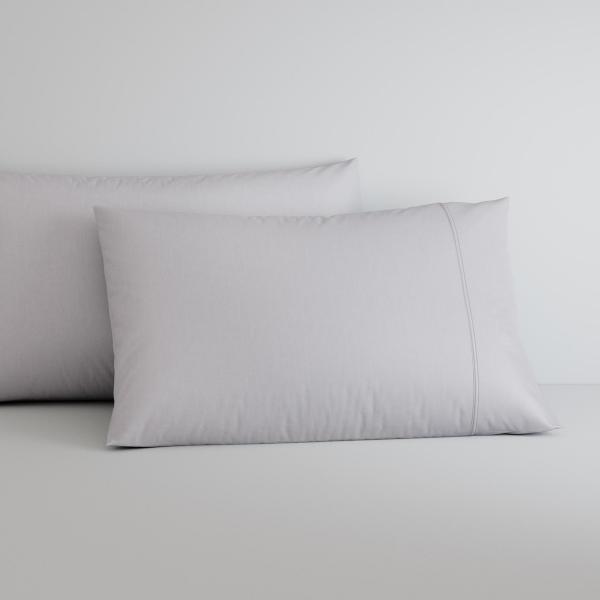 Sheridan Egyptian Cotton Sateen Pillowcase Pair in Silver Mist Size: Standard @Sheridan Rewards