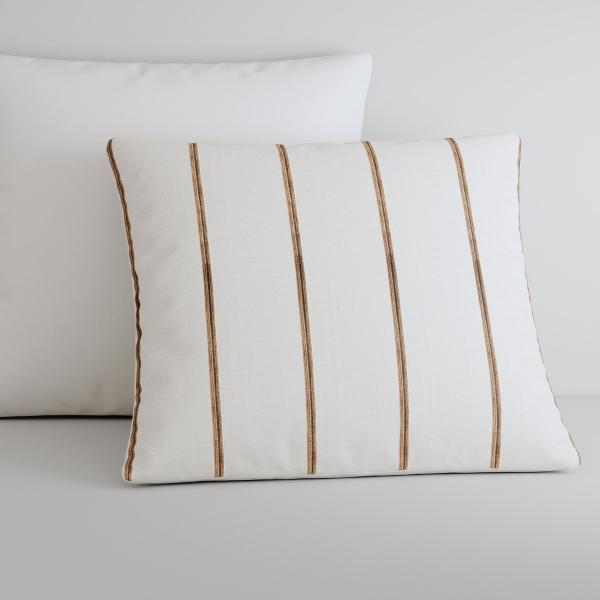 Sheridan Harlyn Pillowcase in Monochrome/Grey Size: European Material: Cotton/Linen @Sheridan Rewards