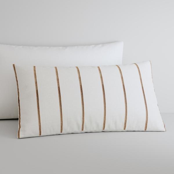 Sheridan Harlyn Pillowcase Pair in Monochrome/Grey Size: Standard Material: Cotton/Linen @Sheridan Rewards