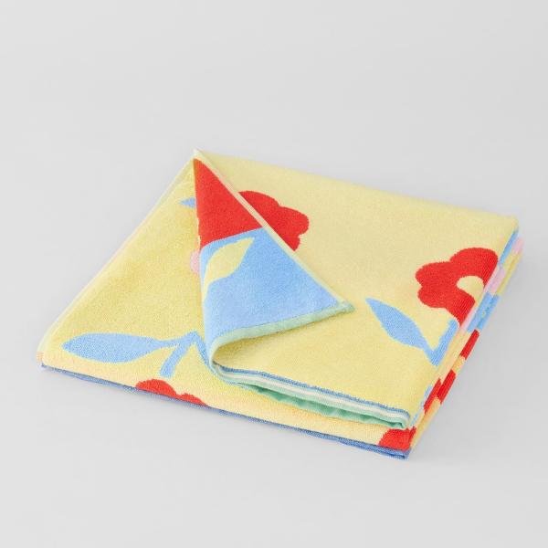 Sheridan Jellicoe Beach Towel in Yellow Glow Material: Cotton @Sheridan Rewards