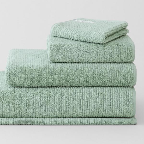 Sheridan Living Textures Towel Collection in Peppermint Green Size: Face Washer Material: Cotton @Sheridan Rewards