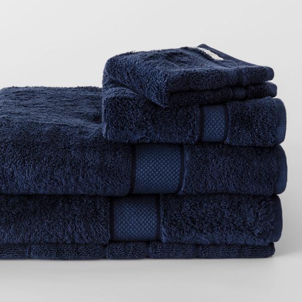 Sheridan Luxury Egyptian Towel Collection in Royal Navy/Dark Blue Size: Bath Sheet Material: Cotton @Sheridan Rewards
