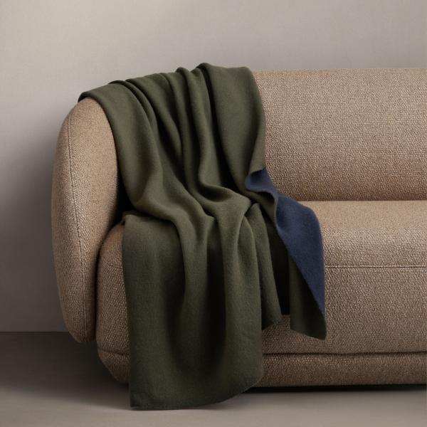 Sheridan Naut Throw in Olive/Green Size: 130cm x 180cm Material: Wool @Sheridan Rewards