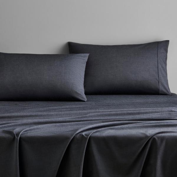 Sheridan Reilly Fitted Sheet in Carbon/Grey @Sheridan Rewards