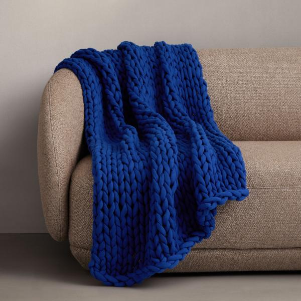 Sheridan Sabine Weighted Blanket in Cobalt/Blue Material: Polyester @Sheridan Rewards
